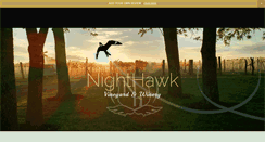 Desktop Screenshot of nighthawkwines.com
